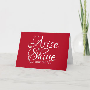 Festiva Tarjeta de Navidades inspiradores de ascenso y fe