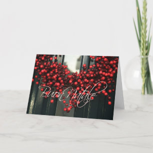 Festiva Tarjeta de Navidades italiana Buon Natale