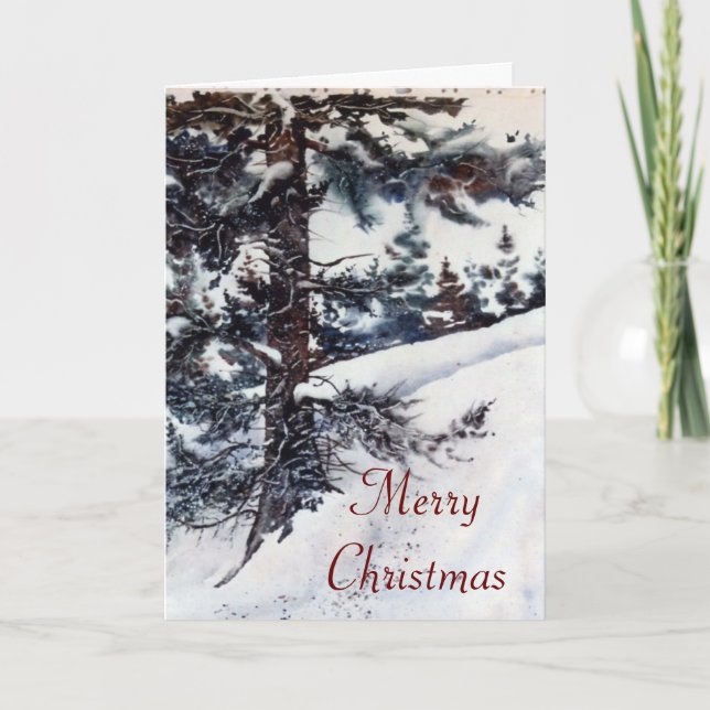 Festiva Tarjeta de Navidades John 3:16 KJV (Anverso)