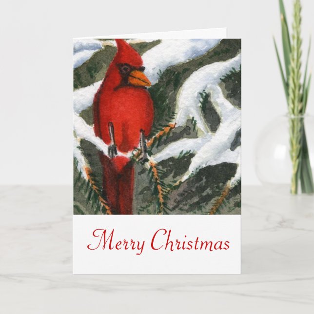 Festiva Tarjeta de Navidades John 3:16 KJV (Anverso)