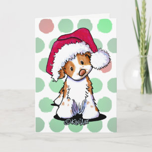 Festiva Tarjeta de Navidades KiniArt Santa Brittany