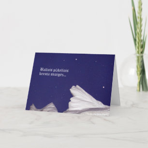 Festiva Tarjeta de navidades - Krent Snaiges