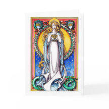 Tarjeta de navidades: La inmaculada concepción