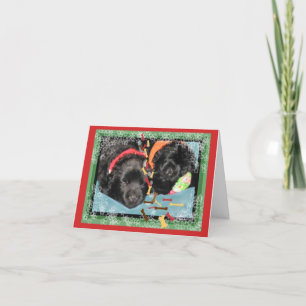 Festiva Tarjeta de navidades~Lactantes crías
