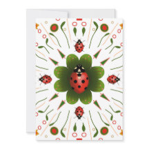Tarjeta de Navidades Ladybug
