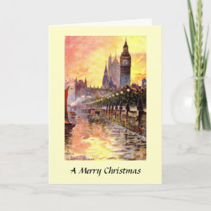 Festiva Tarjeta de navidades - Londres, Westminster