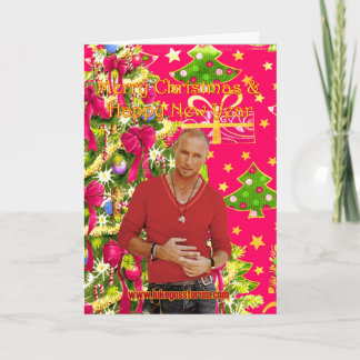 Festiva Tarjeta de Navidades Luke Goss 2009