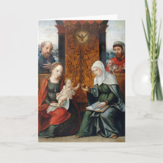 Festiva Tarjeta de Navidades Maestros Viejos - Joos van Cl