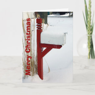 Festiva Tarjeta de Navidades Mailman