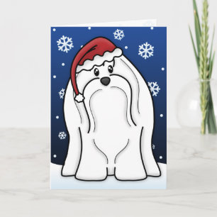 Festiva Tarjeta de Navidades malteses de Kawaii