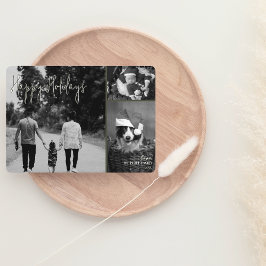 Festiva Tarjeta de Navidades modernos | Collage de Olive T