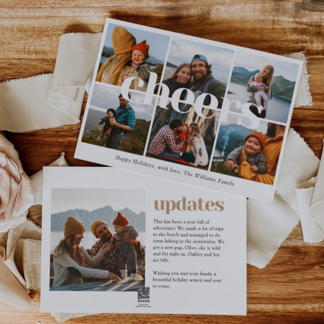 Festiva Tarjeta de Navidades multifotográficos de alentado (Subido por el creador)