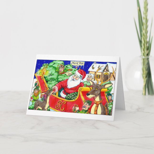 Festiva Tarjeta de navidades nº 14 (Anverso)