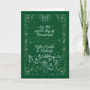 Festiva Tarjeta de NAVIDADES/Navidades doblados