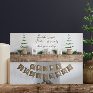Festiva Tarjeta de Navidades no fotográficos para la chime