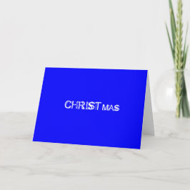 Festiva TARJETA DE navidades - No saquen a Cristo de la Na