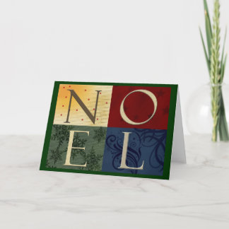 Festiva Tarjeta de Navidades NOEL