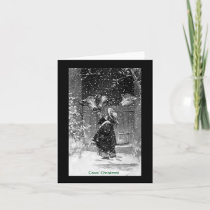 Festiva Tarjeta de navidades/Nota: Navidades de Vintage Co