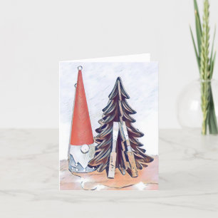 Festiva Tarjeta de Navidades Oboe Reed