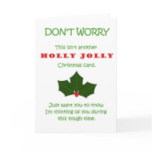 Tarjeta de navidades para alguien de luto/transici