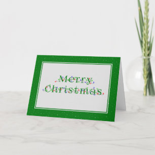 Festiva Tarjeta de navidades para hombre o mujer jefe