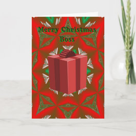 Festiva Tarjeta De navidades Para Jefe
