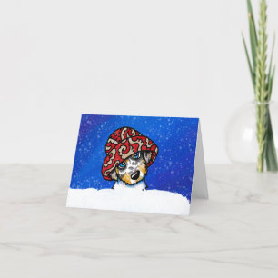 Festiva Tarjeta de Navidades pastores de pastores australi