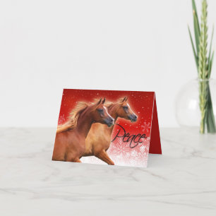 Festiva Tarjeta de Navidades "Paz" de BOGO Cols