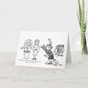 Festiva Tarjeta de navidades - Perdiz en un árbol perverso