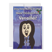 Tarjeta de Navidades Personalizados Cute Versaille