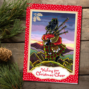 Festiva Tarjeta de Navidades Personalizados de gambas terr
