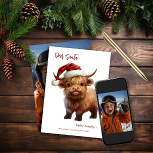 Festiva Tarjeta de Navidades personalizados de la vaca de