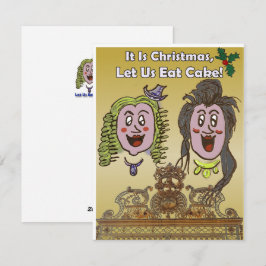 Festiva Tarjeta de Navidades Personalizados de Versalles, 