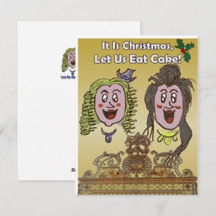 Festiva Tarjeta de Navidades Personalizados de Versalles, 