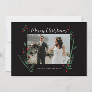 Festiva Tarjeta de Navidades personalizados "Noel recién c