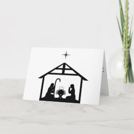 Festiva Tarjeta de Navidades plegados