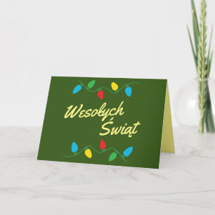 Festiva Tarjeta de Navidades polacos   Boże Narodzenie w P