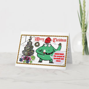Festiva Tarjeta de Navidades "Puddigan"