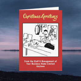 Festiva Tarjeta de Navidades quiroprácticos