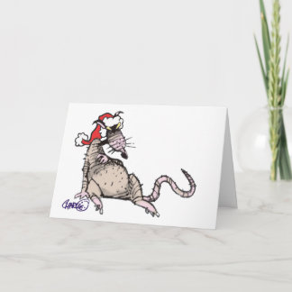 Festiva Tarjeta de Navidades Rad Rod