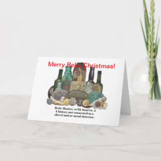 Festiva Tarjeta de Navidades relic