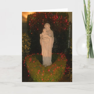 Festiva Tarjeta de navidades religiosos