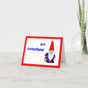 Festiva Tarjeta de Navidades retrasados