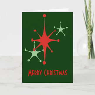 Festiva Tarjeta de Navidades retro