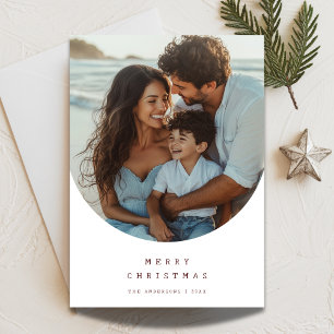 Festiva Tarjeta de Navidades Retro para escritura a mano A