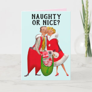 FESTIVA TARJETA DE NAVIDADES ROMÁNTICOS VINTAGE PARA ESPOS