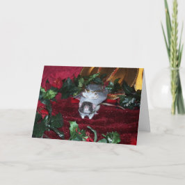 Festiva Tarjeta de Navidades Rudyard