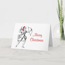Festiva Tarjeta de Navidades Sagittarius