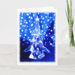 Festiva Tarjeta de Navidades sagrados