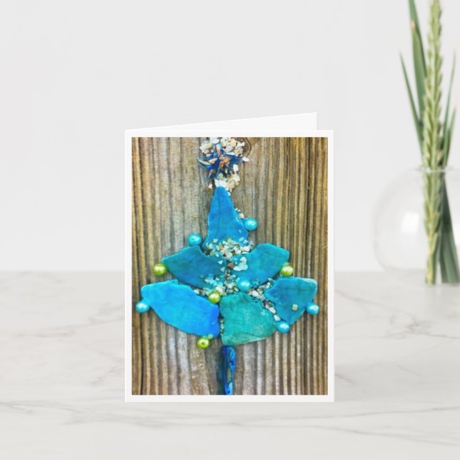 Festiva Tarjeta de Navidades Sand $$$ (Anverso)